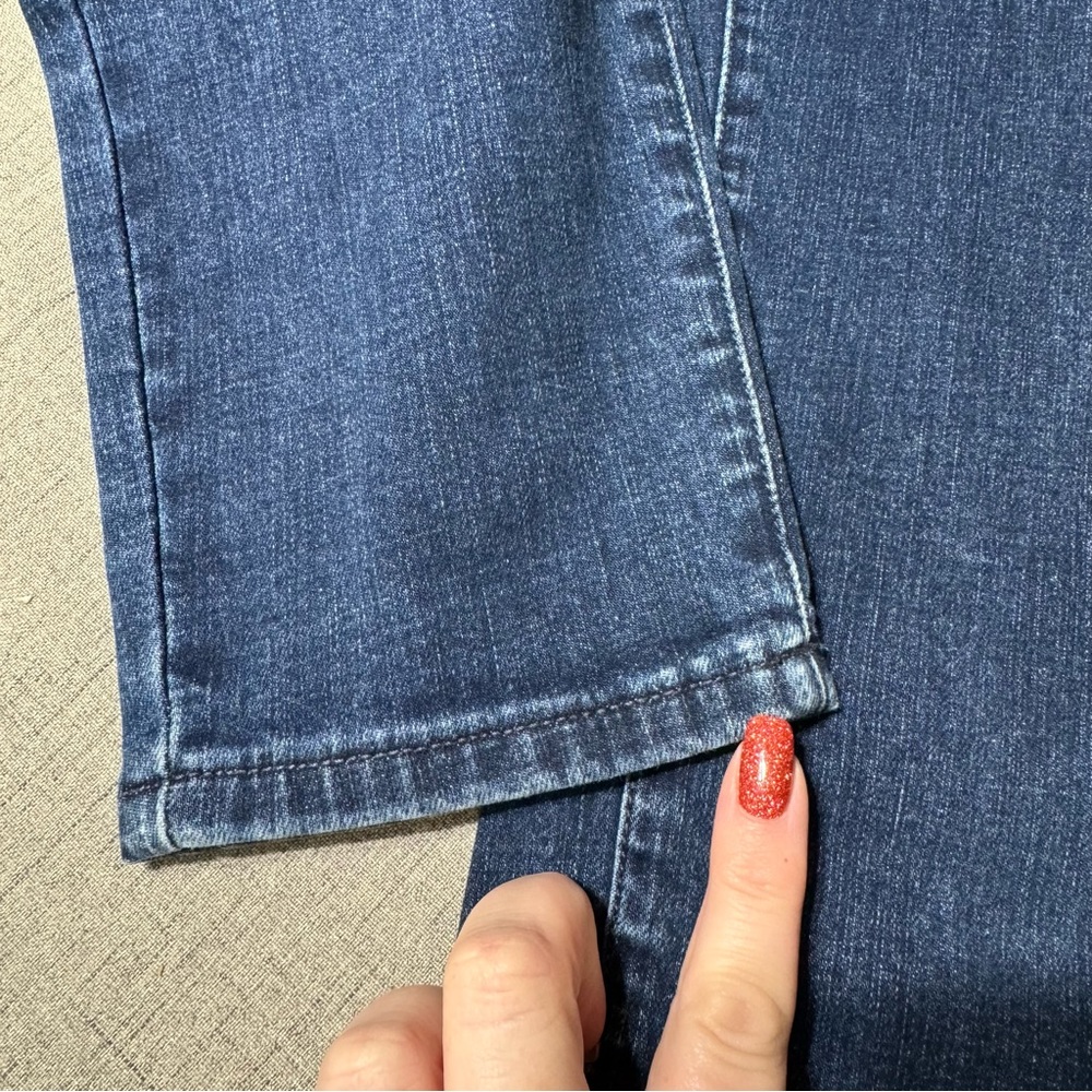 Vineyard Vines Stretch Skinny Jeans Dark Blue Mid Rise 10 - Picture 9 of 12
